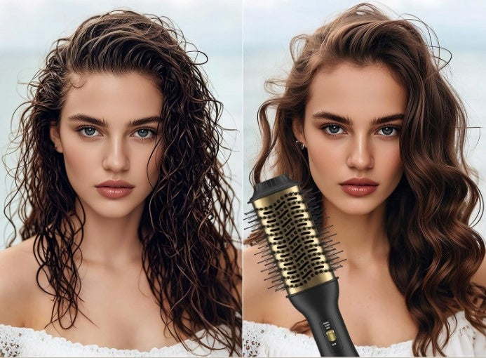 HAIRDRYER HAIRBRUSH 4IN1 FUNCTION DRYING AND MODELING 1000W BLACK Packaging status original