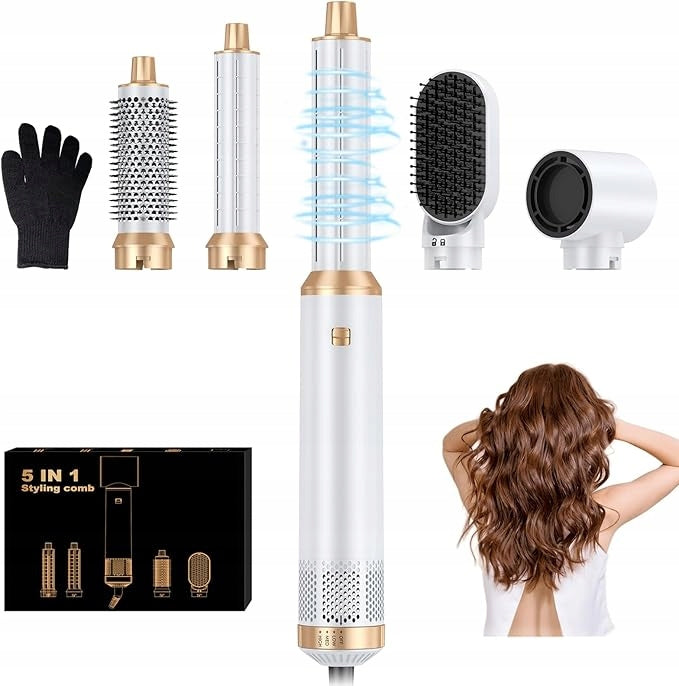 HAIRDRYER STYLING SET 5IN1 800W WT-638 WHITE