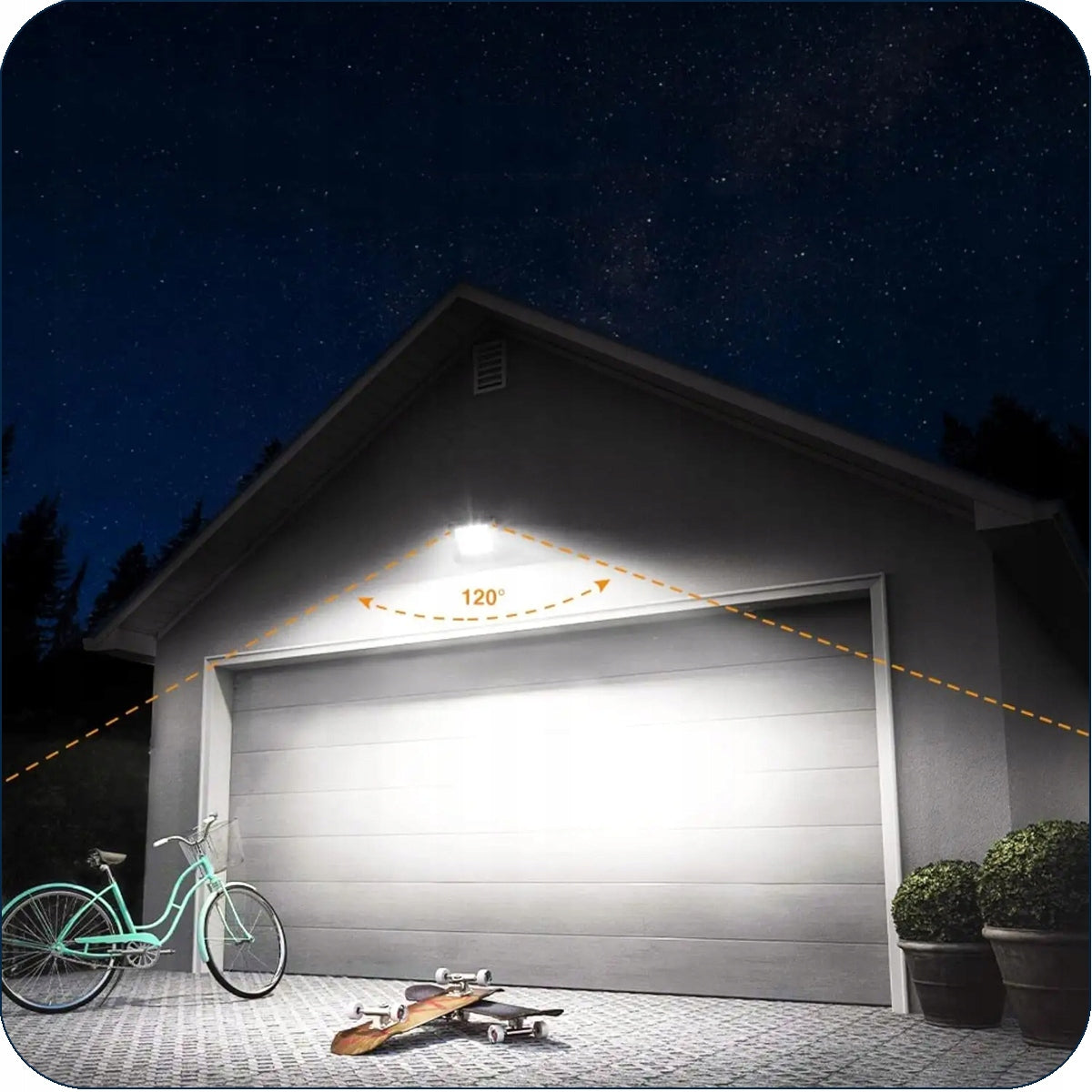 HALOGEN FLOODLIGHT LED LAMP 50W 4500lm IP66 OUTDOOR 4500K NEUTRAL Light color white neutral