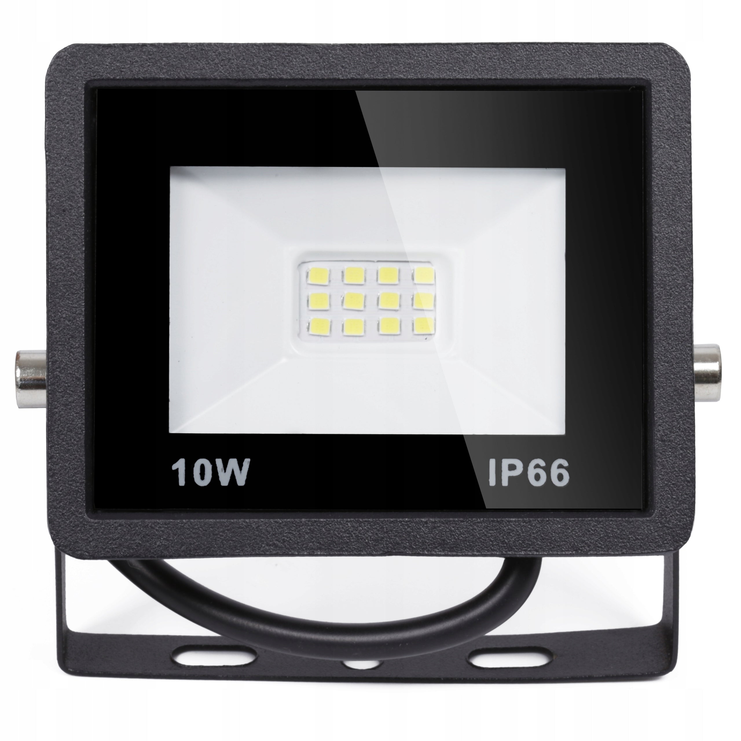 HALOGEN LED 10W FLOODLIGHT LAMP IP66 950lm=100W STRONG WATERPROOF PREMIUM Color black