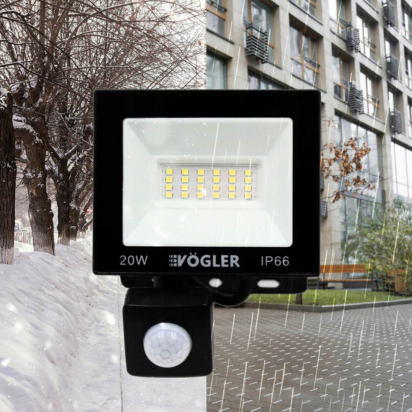 HALOGEN LED 20W LAMP WITH DUSK MOTION SENSOR OUTDOOR FLOODLIGHT IP66 EAN (GTIN) 5904567278559