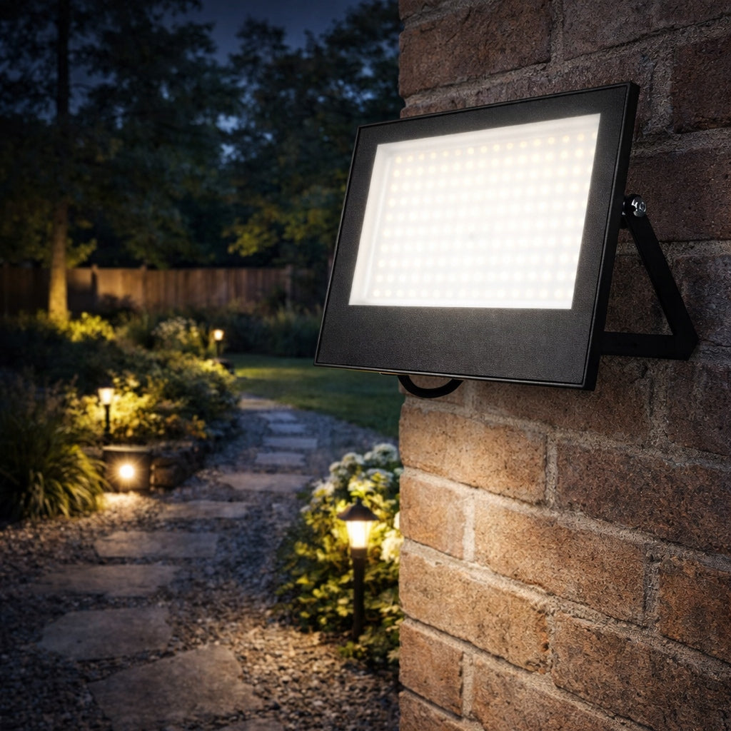 HALOGEN LED FLOODLIGHT 150W LAMP white neutral 4500K OUTDOOR IP65 Light color white neutral