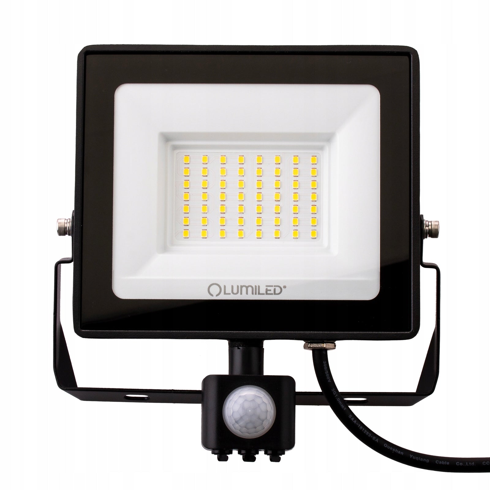 HALOGEN LED FLOODLIGHT 50W OUTDOOR LAMP WITH MOTION SENSOR Garage Packaging status original