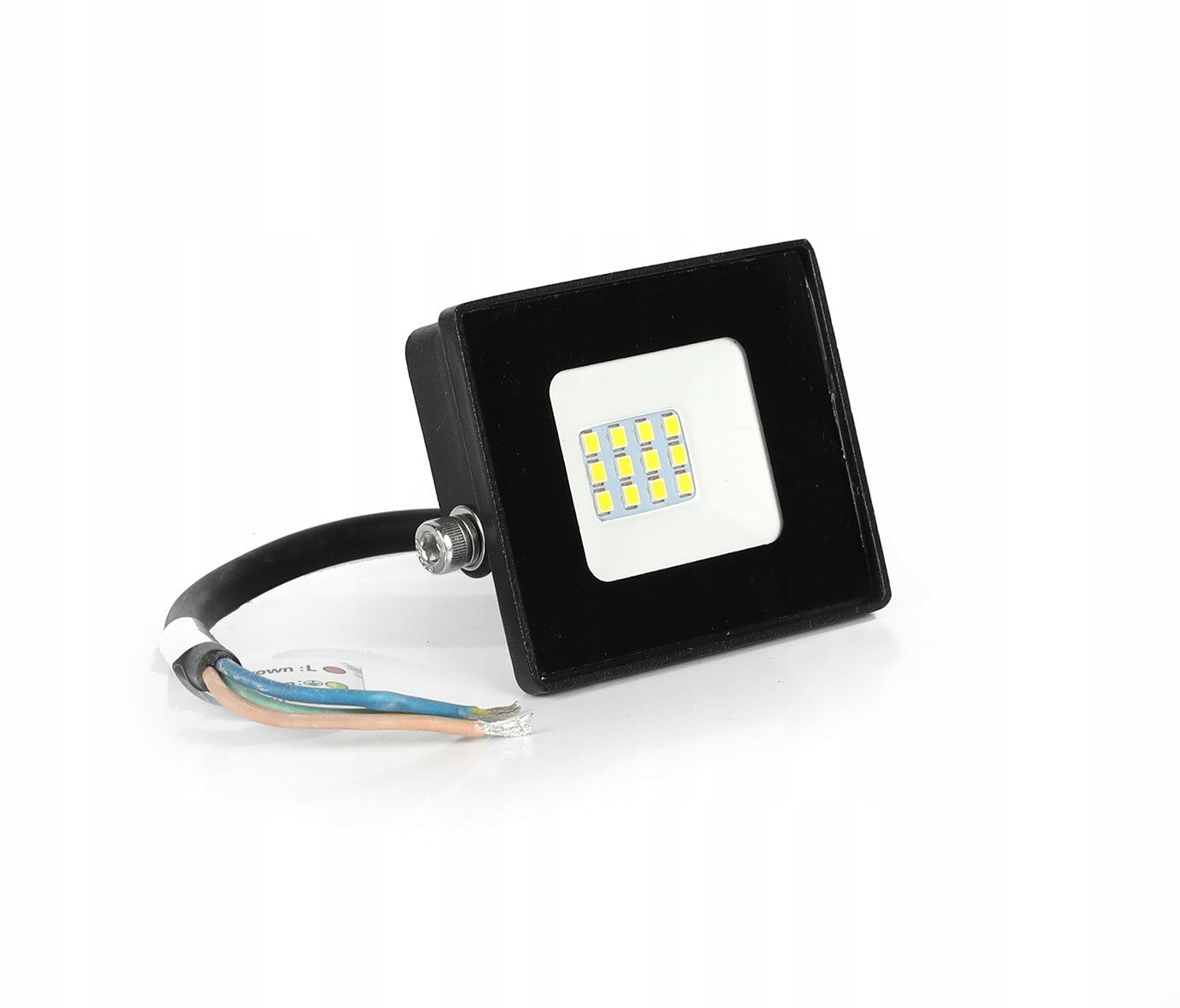 HALOGEN LED FLOODLIGHT LAMP 10W 1000lm 4000K BLACK HEDA HFL110N