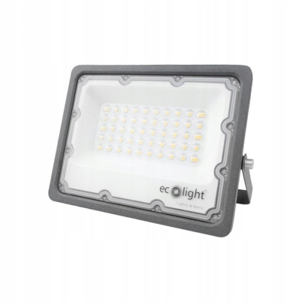 HALOGEN LED FLOODLIGHT NEUTRAL 50W 4000K 5000LM BLACK ECOLIGHT IP65
