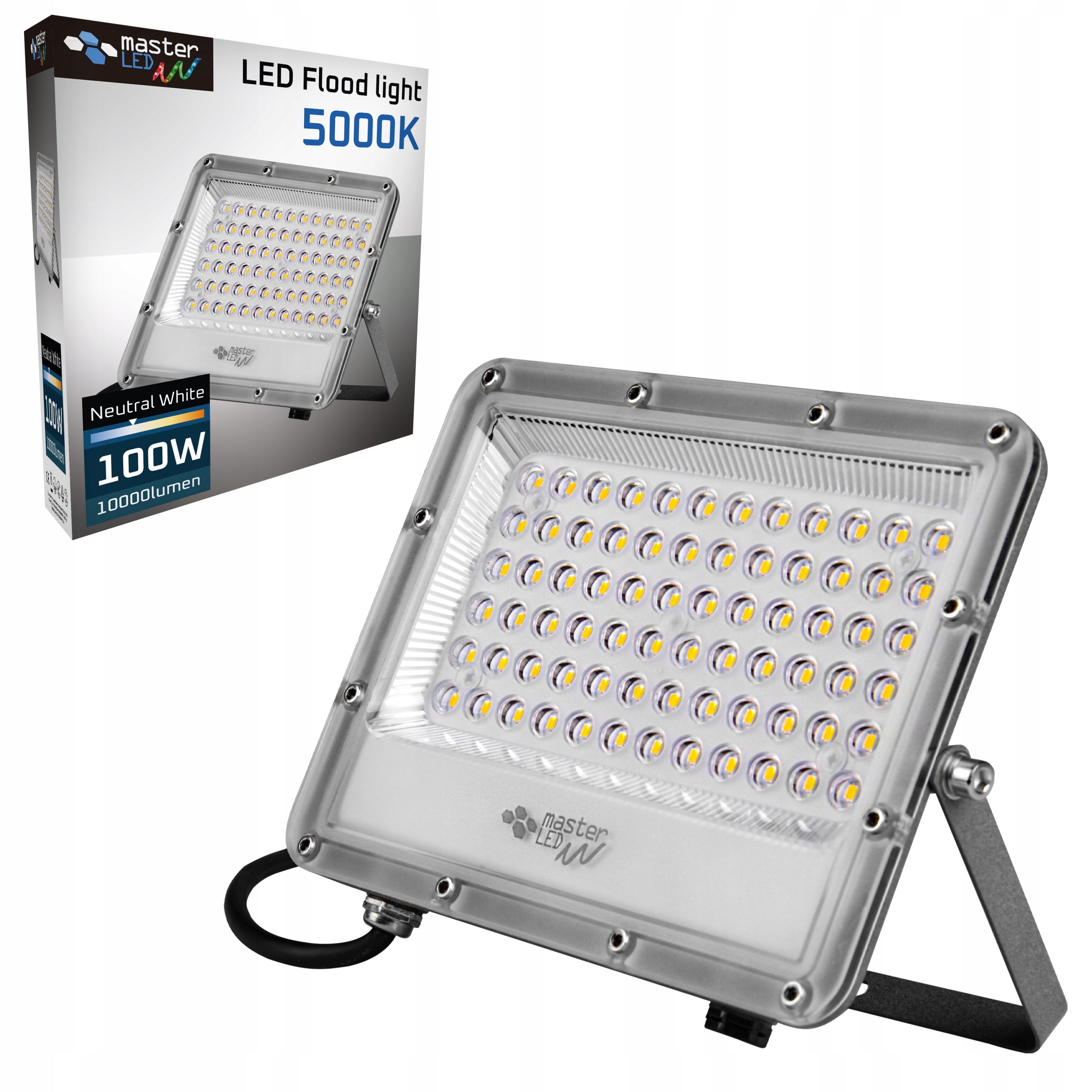 HALOGEN LED Floodlight 100W LAMP white neutral 5000K OUTDOOR IP65