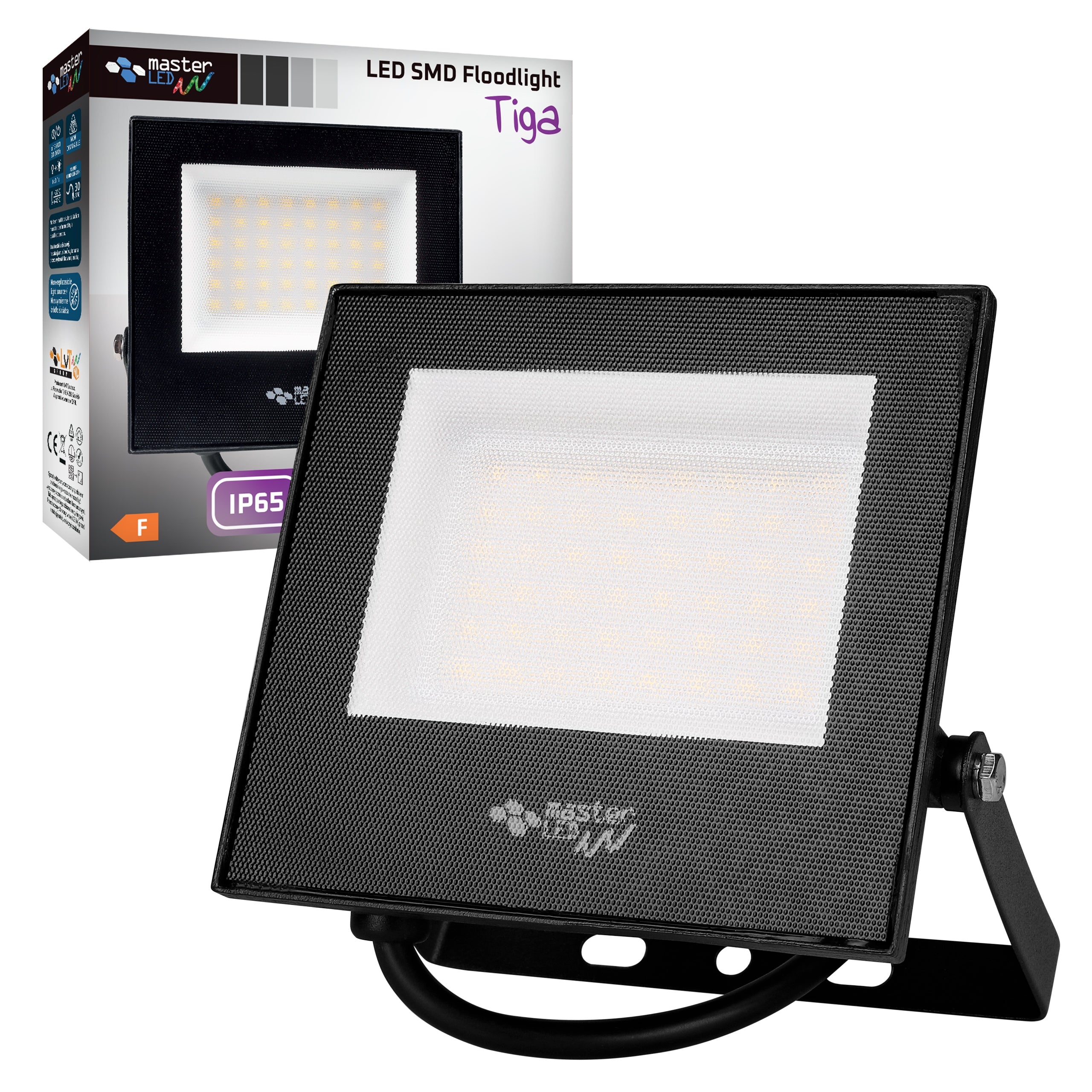 HALOGEN LED Floodlight Lamp 30W 6500K OUTDOOR IP65 For Garage Strong