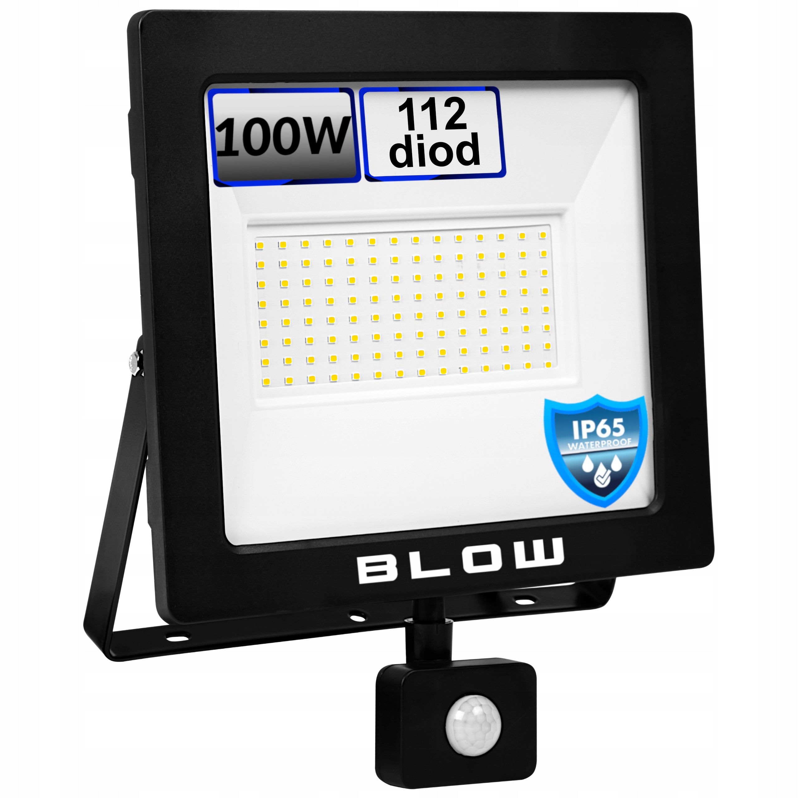 HALOGEN LED LAMP FLOODLIGHT HEADLIGHT MOTION SENSOR 100W IP65 DUSK