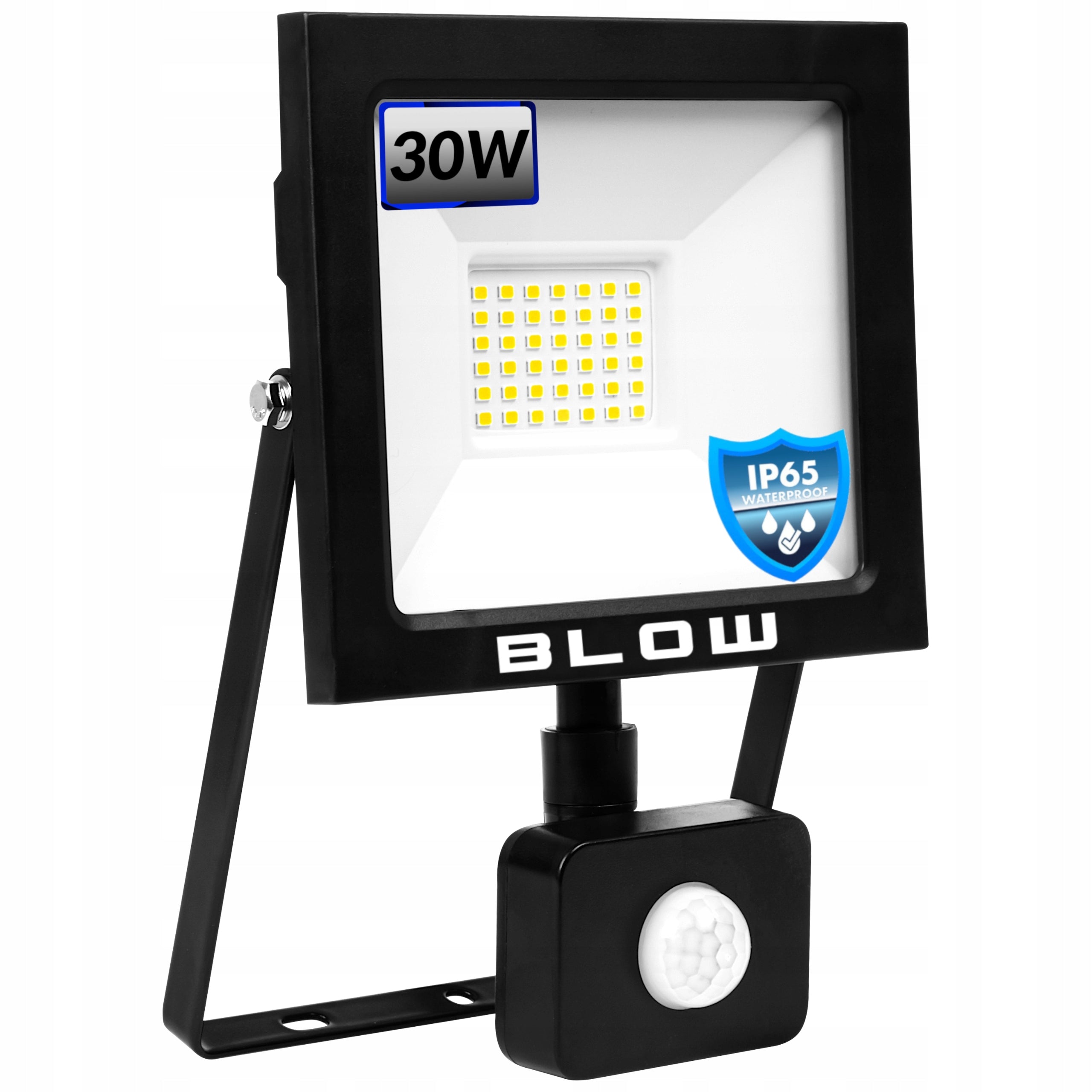 HALOGEN LED LAMP FLOODLIGHT REFLECTOR DUSK MOTION SENSOR 30W IP65