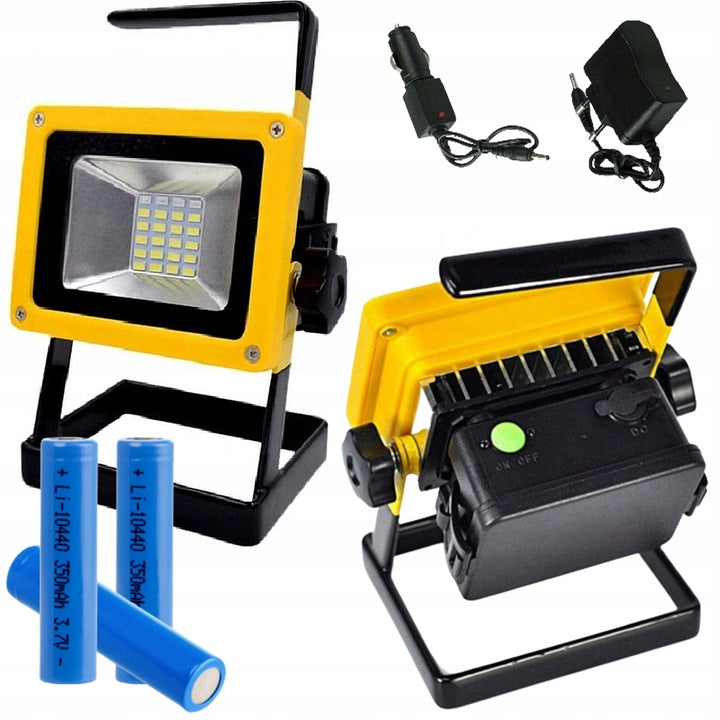 HALOGEN LED WORKING CONSTRUCTION BATTERY 30W PORTABLE STRONG BRIGHT CABLE Color black