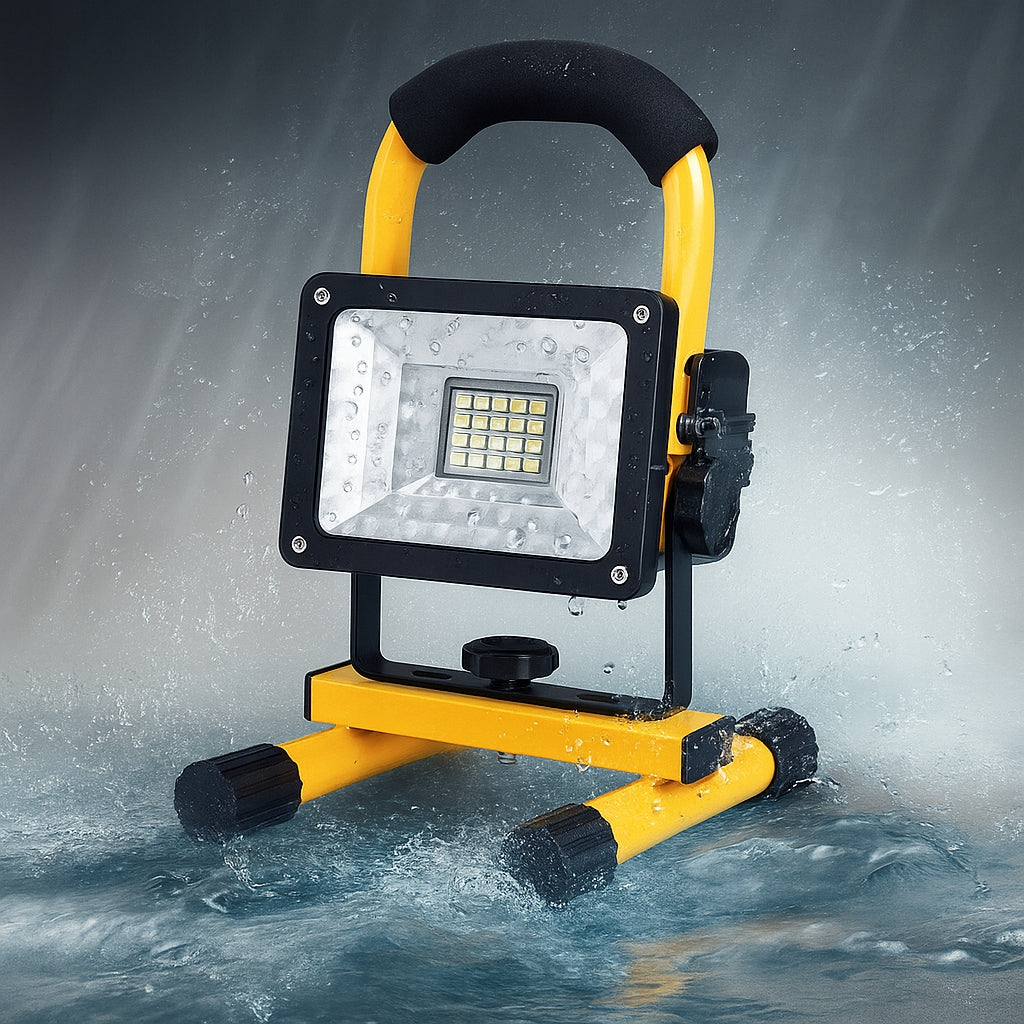 HALOGEN PORTABLE LED 30W WORKING CONSTRUCTION FLOODLIGHT SMD LAMP HOLDER Packaging status original
