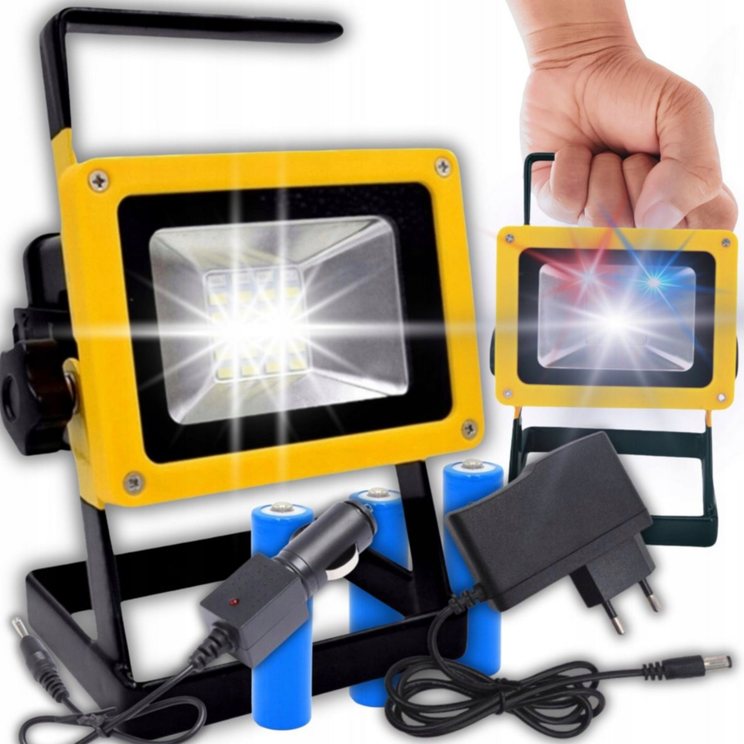 HALOGEN PORTABLE LED WORKSHOP LAMP POWERFUL SMD 30 CONSTRUCTION FLOODLIGHT Packaging status original