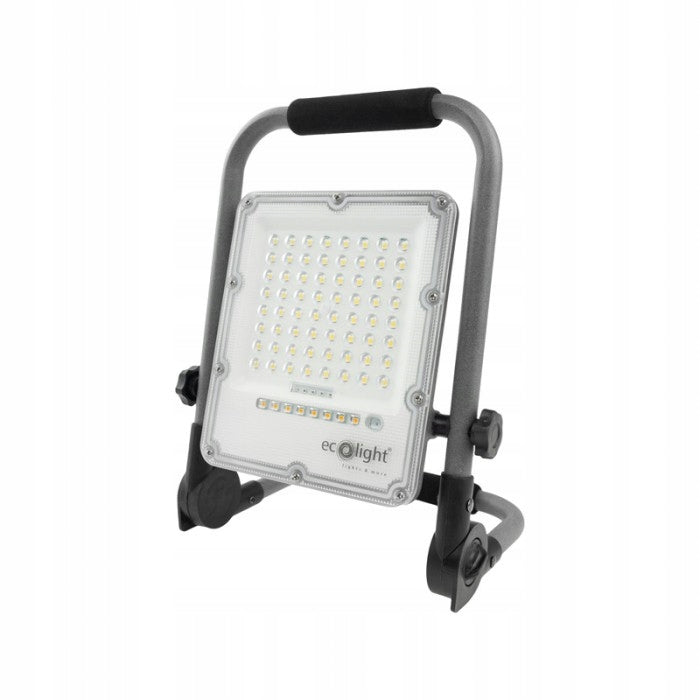 HALOGEN PORTABLE WORK FLOODLIGHT LED LAMP WITH BATTERY 30W 5000K Color silver