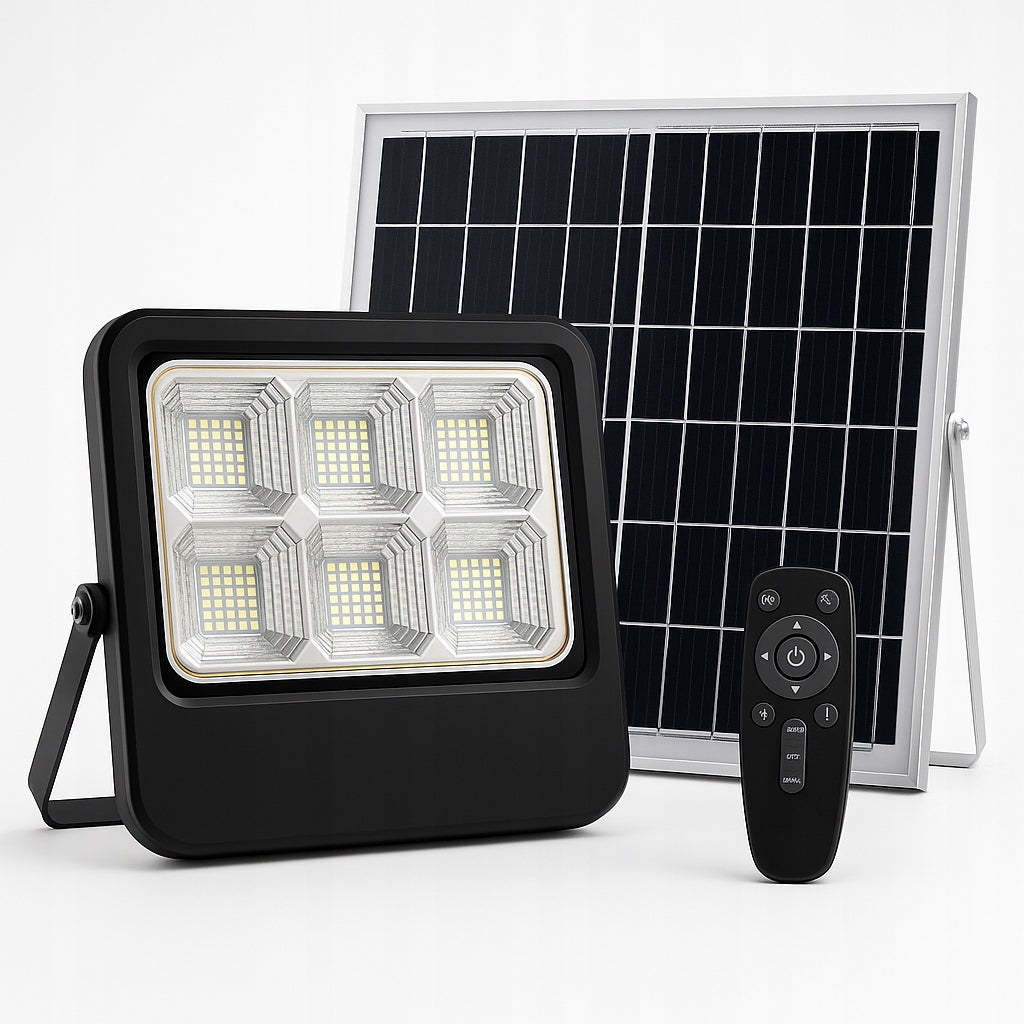 HALOGEN SOLAR LED 300W FLOODLIGHT WITH SOLAR PANEL SOLAR LAMP PILOT Manufacturer code HALOGEN SOLARNY LED 300W