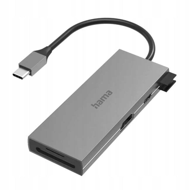 HAMA Multiport USB hub, 6-port USB-C hub, 2 x USB-A, USB-C, HDMI, SD, micro Packaging status original