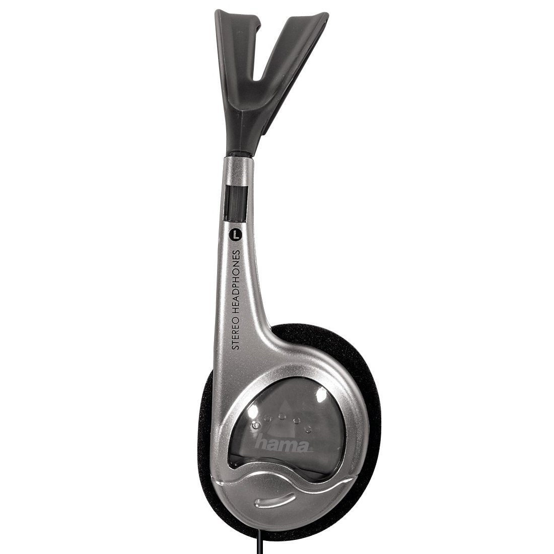 HAMA OVER-EAR HEADPHONES "HK-229" ON CABLE MINI JACK STRONG BASS LIGHT Brand Hama