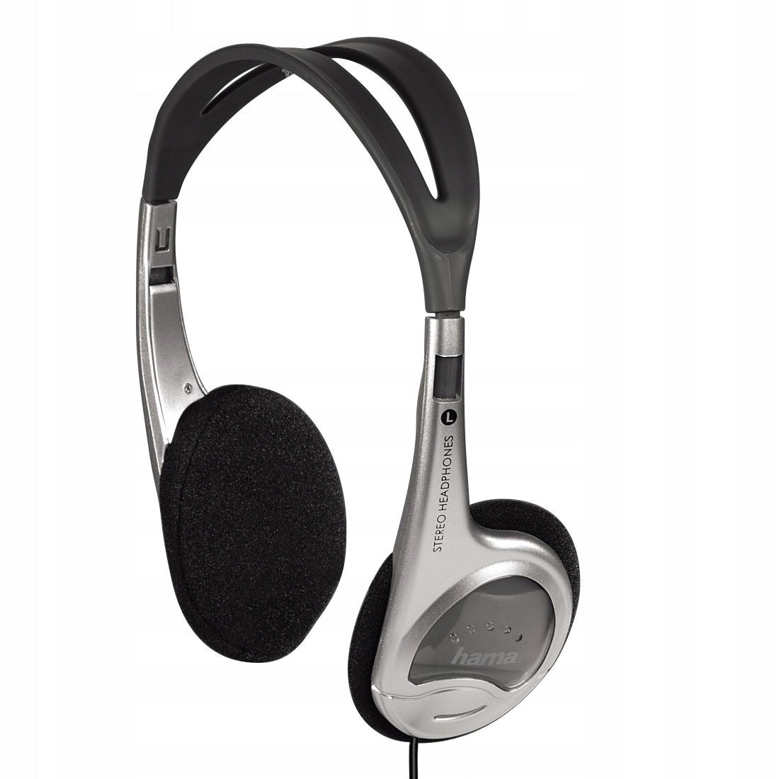 HAMA OVER-EAR HEADPHONES "HK-229" ON CABLE MINI JACK STRONG BASS LIGHT Packaging status original