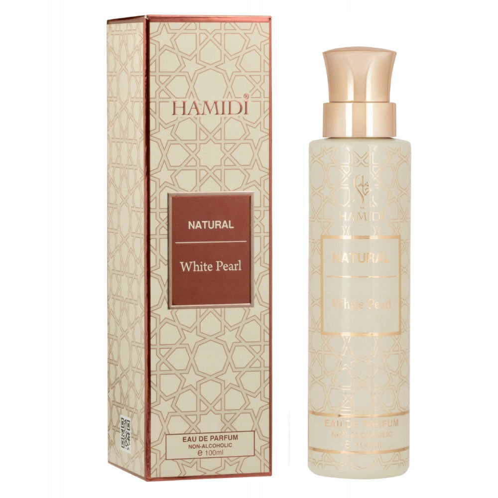 HAMIDI WHITE PEARL Arabic Perfumed Water Without Alcohol 100 ml EDP