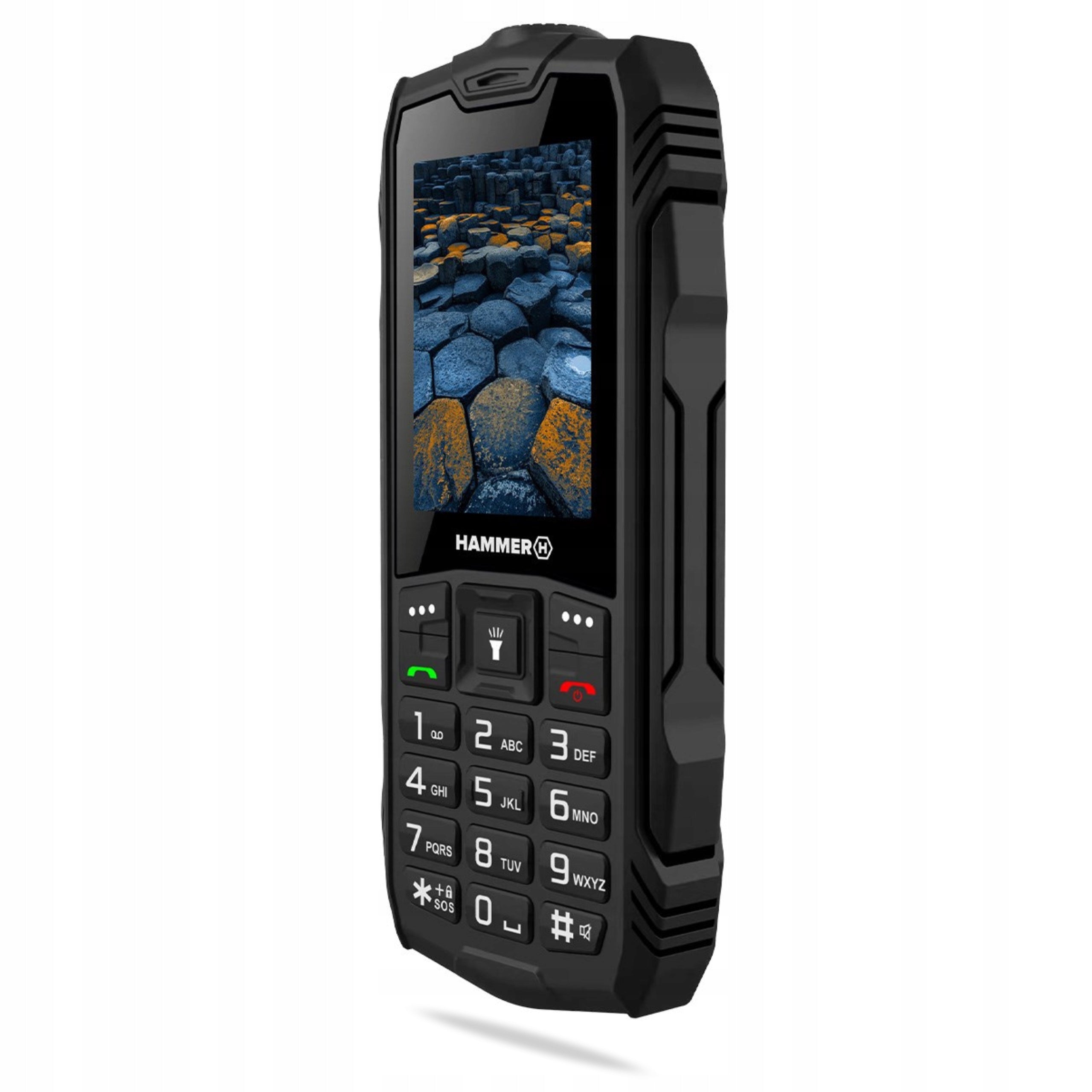 HAMMER Basalt, Construction Site Phone, Waterproof, Dustproof and Dustproof Strong Headphones included no