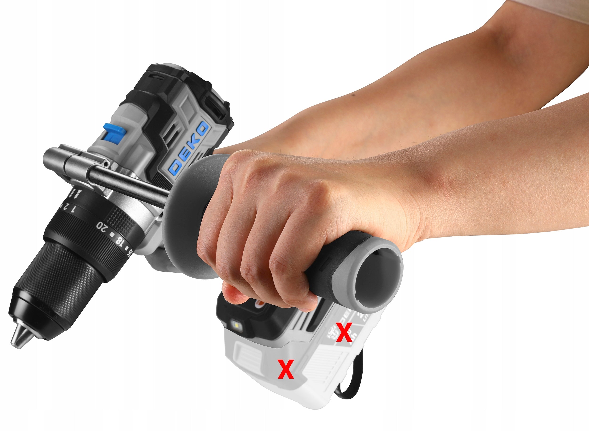 HAMMER DRILL CORDLESS IMPACT DRILL 120 NM DEKO Series DKBL20XP01-S0 wiertarko wkrętarka udar