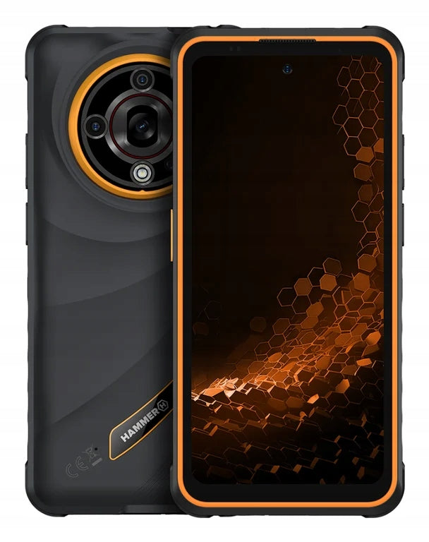 HAMMER IRON 6 5G 8/256 GB Orange 6.56" Dual SIM Android 15 U...