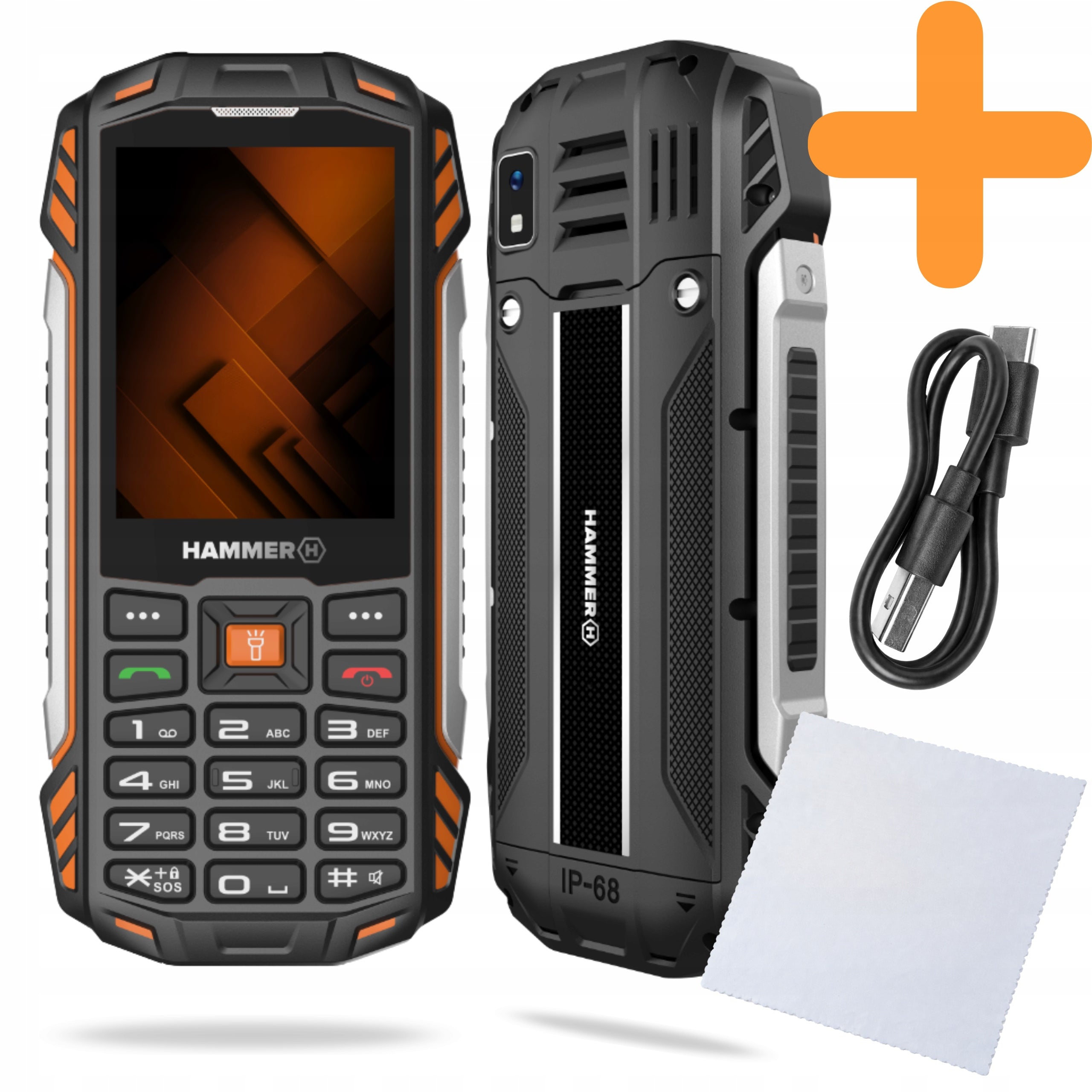 HAMMER POWER PLUS LTE MOBILE PHONE WATERPROOF STRONG ARMORED LIMITED