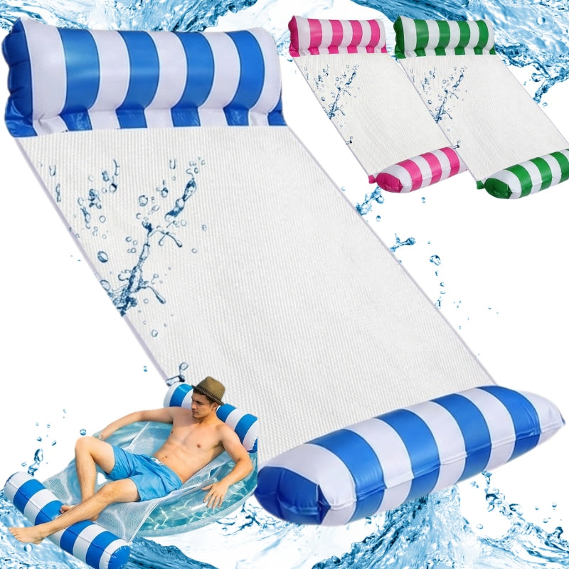 HAMMOCK MATTRESS INFLATABLE WATER SWIMMING CHAIR SUN LOUNGER FOR SWIMMING POOL VACATION Manufacturer code Wodny Hamak