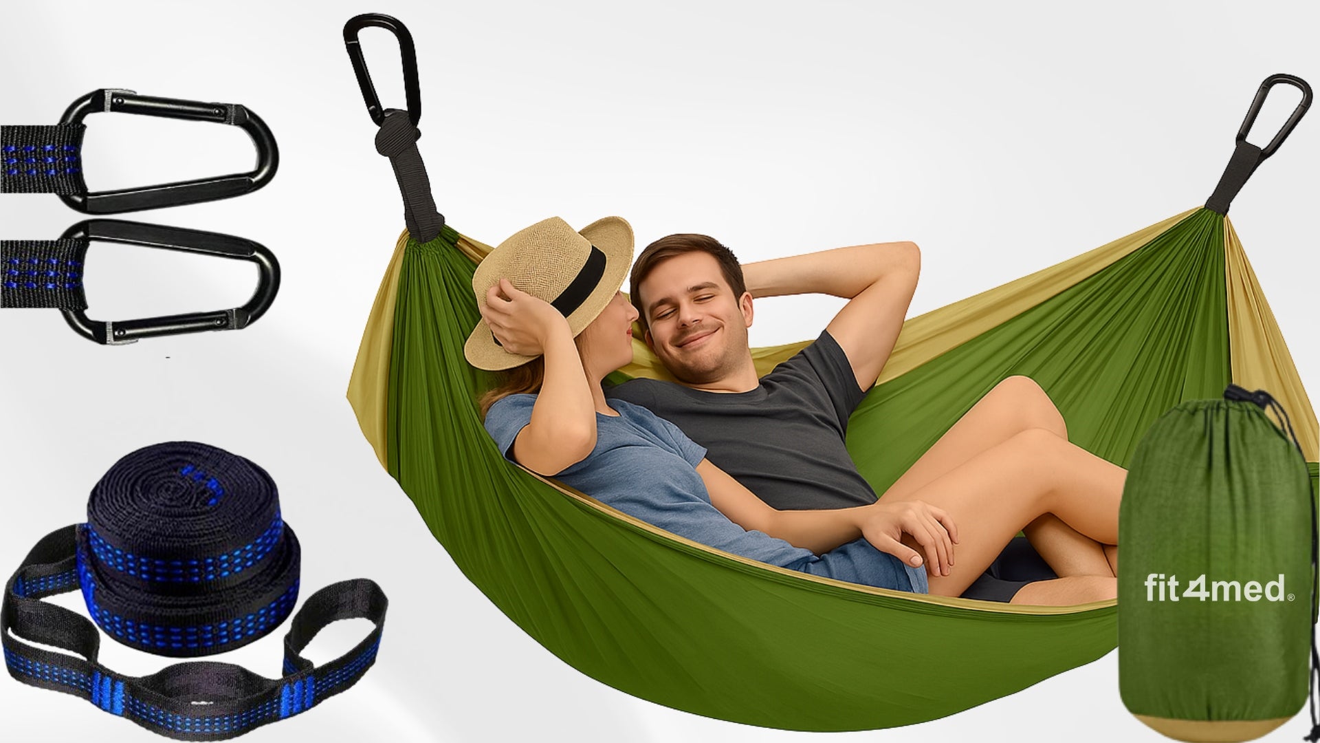 HAMMOCK SWING 2-PERSON 300x200 LARGE 300KG XXL LIGHT STRONG QUICK INSTALLATION Manufacturer JACK MORS