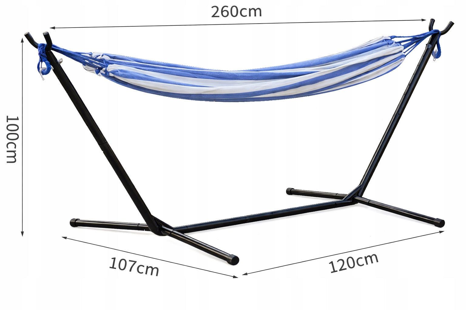 HAMMOCK WITH GARDEN FRAME DURABLE MATERIAL FRAME COVER BAG Manufacturer no brand