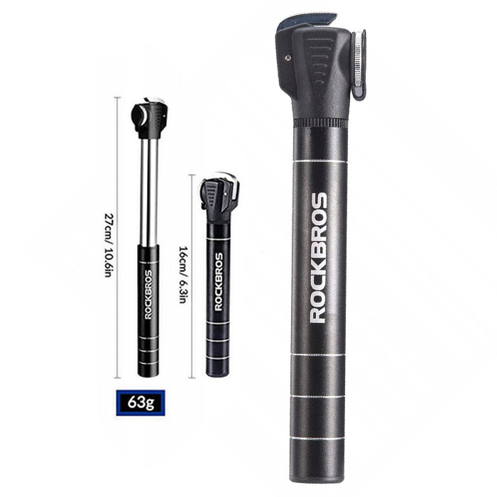 HAND BICYCLE PUMP FOR ALUMINIUM TELESCOPIC FRAME AV FV-SV WITH HANDLE Packaging status original