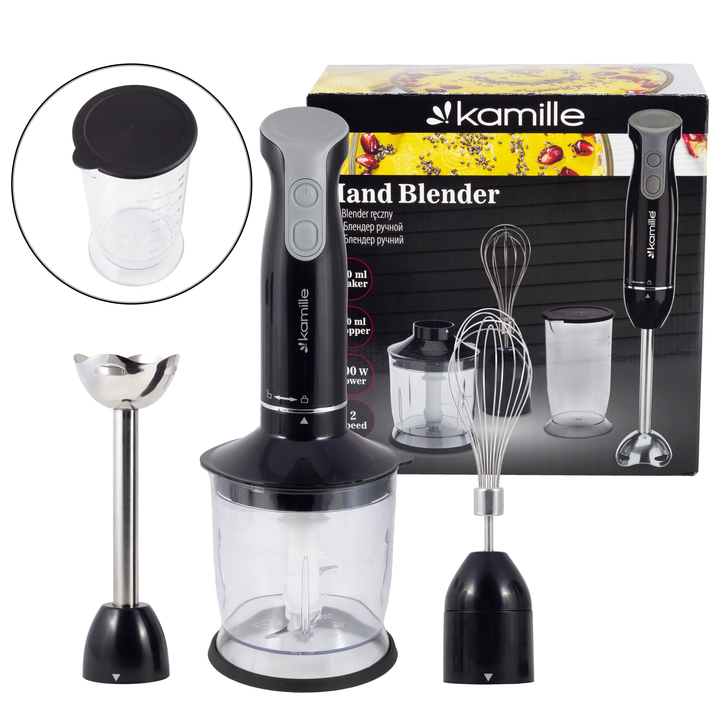 HAND BLENDER SHREDDER MULTIFUNCTION MIXER