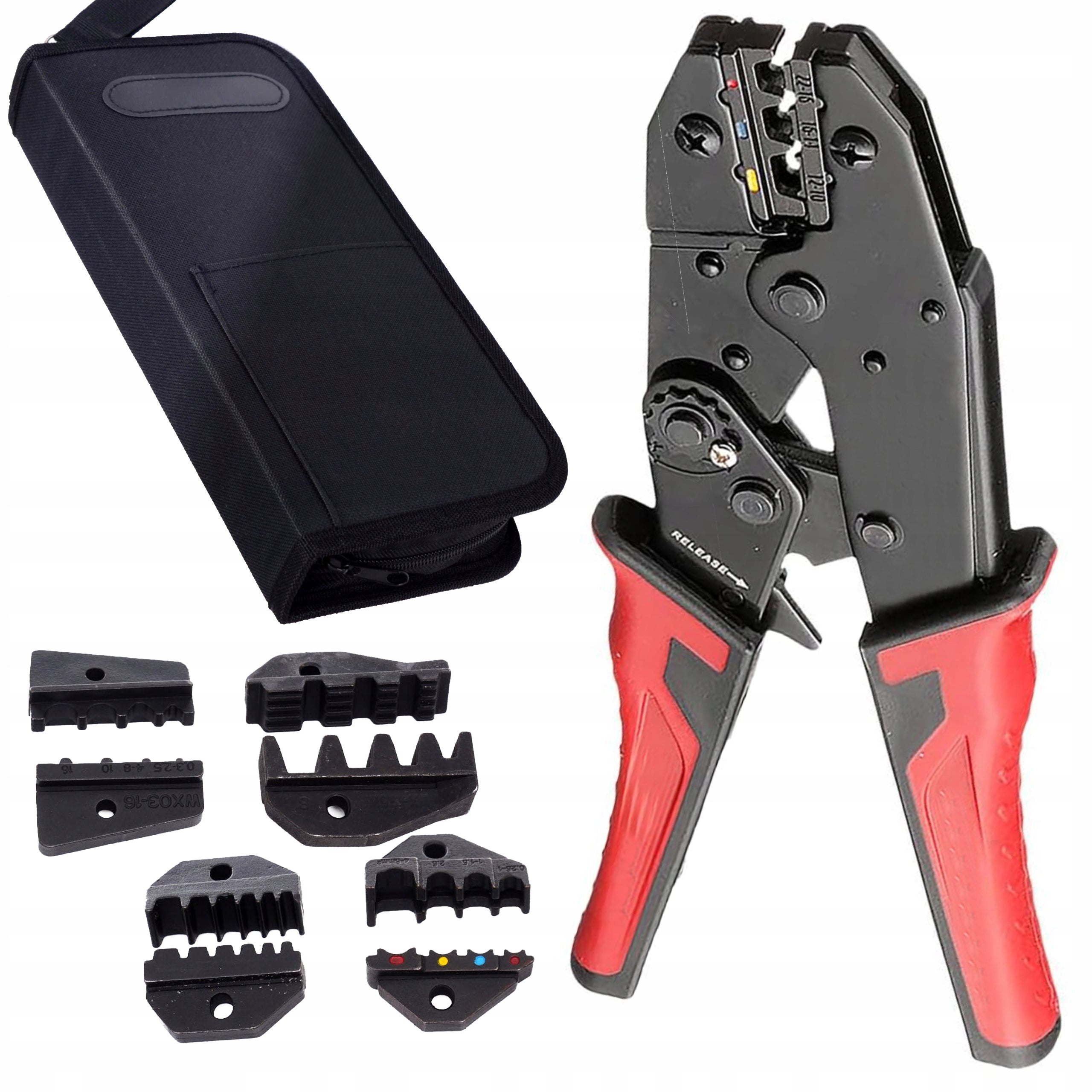 HAND CRIMPER PLIERS FOR NON-INSULATED CONNECTORS 0,2-6mm