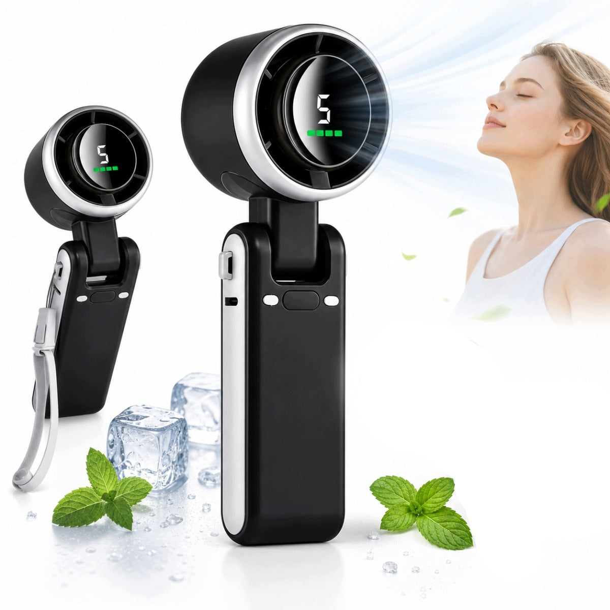 HAND FAN USB RECHARGEABLE HAND FAN