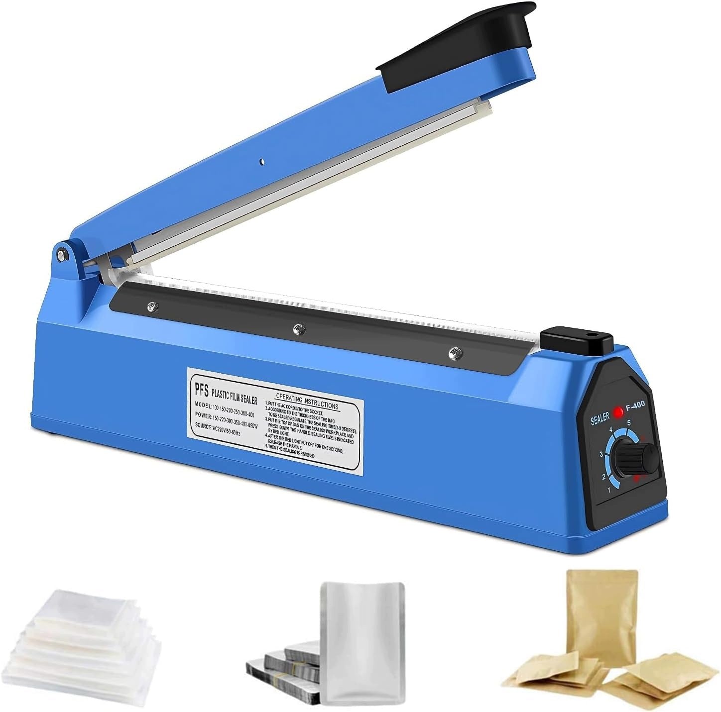 HAND HEAT SEALER FOR FOOD PE/PP 200MM