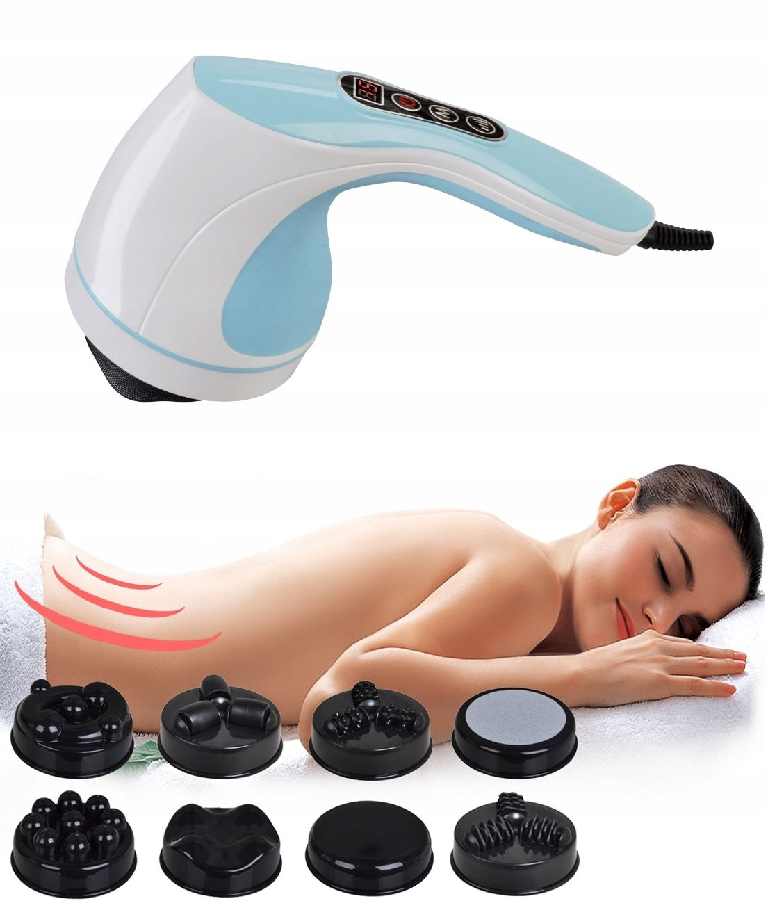 HAND MASSAGER FOR BACK FOOT BODY MASSAGE FOR CELLULITE PAIN GUN EAN (GTIN) 5903900370882