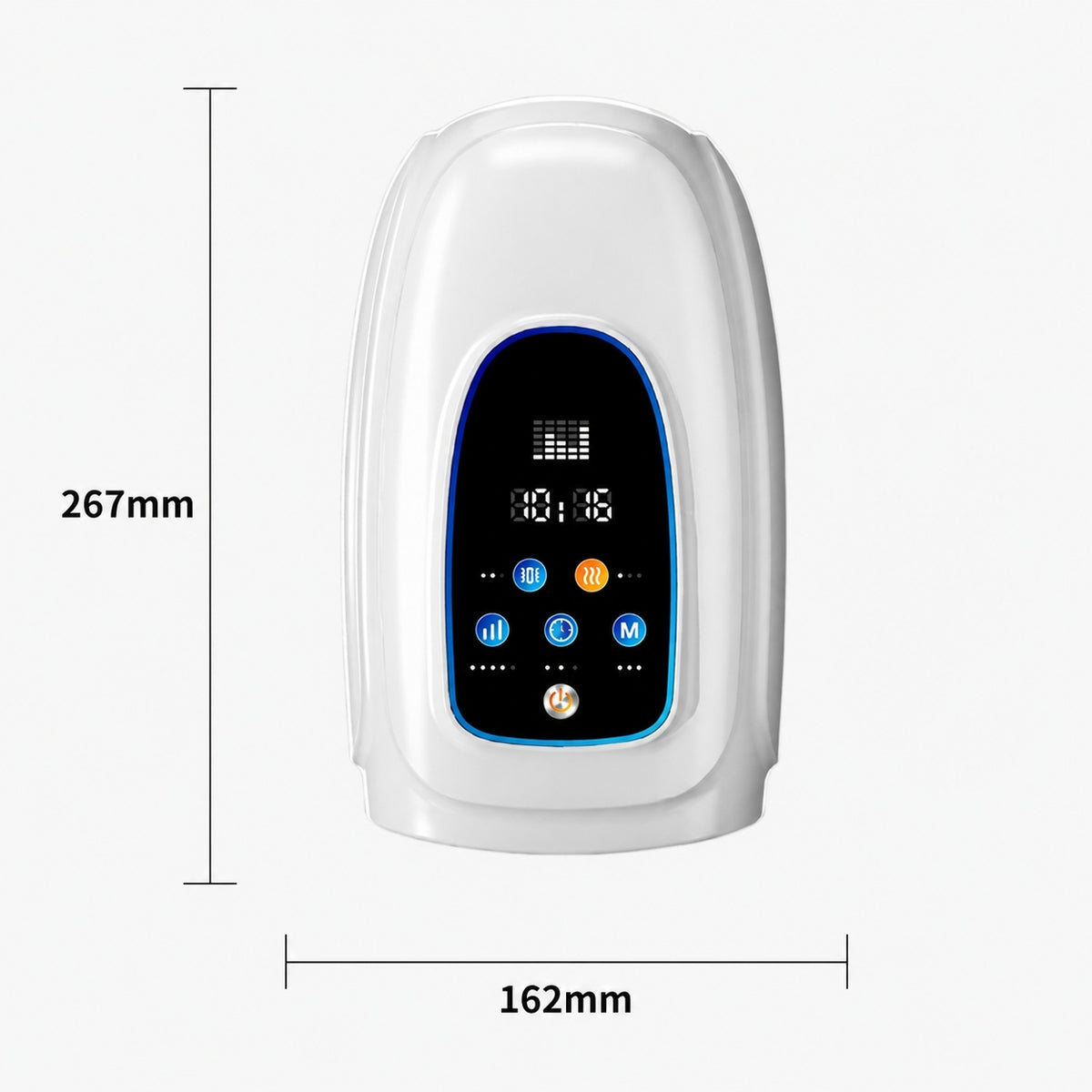 HAND MASSAGER WIRELESS ACUPRESSURE PNEUMATIC HEATING VIBRATION Packaging status original