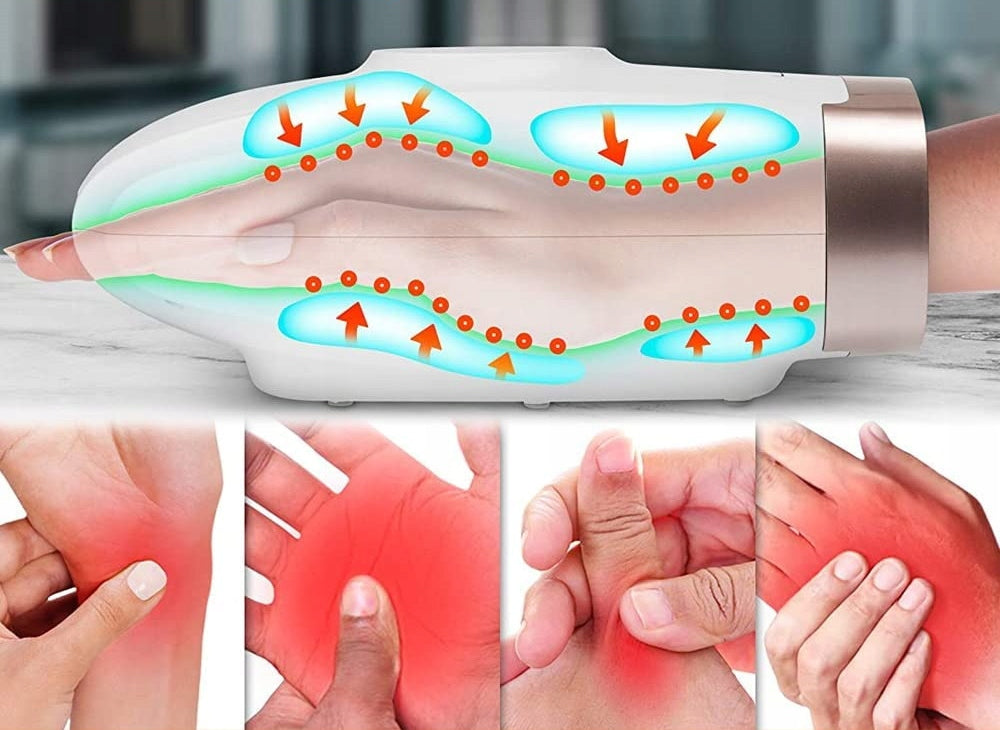 HAND MASSAGER duo SWEATING AND COLD HAND THERAPY WRIST NUMBNESS STROKE Manufacturer code REHABILITACJA POCENIA I ZIMNYCH DŁONI
