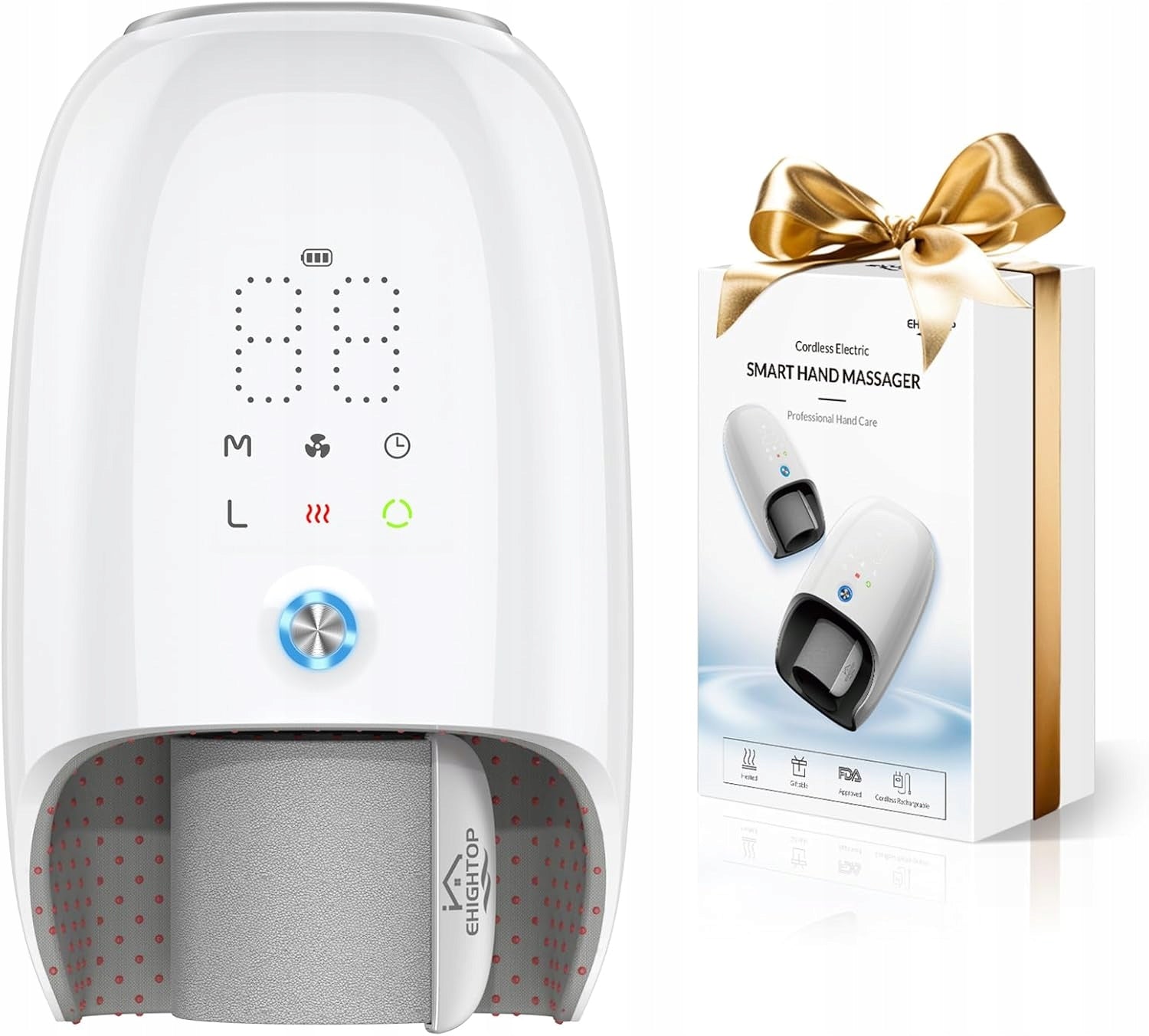 HAND MASSAGER duo SWEATING AND COLD HAND THERAPY WRIST NUMBNESS STROKE