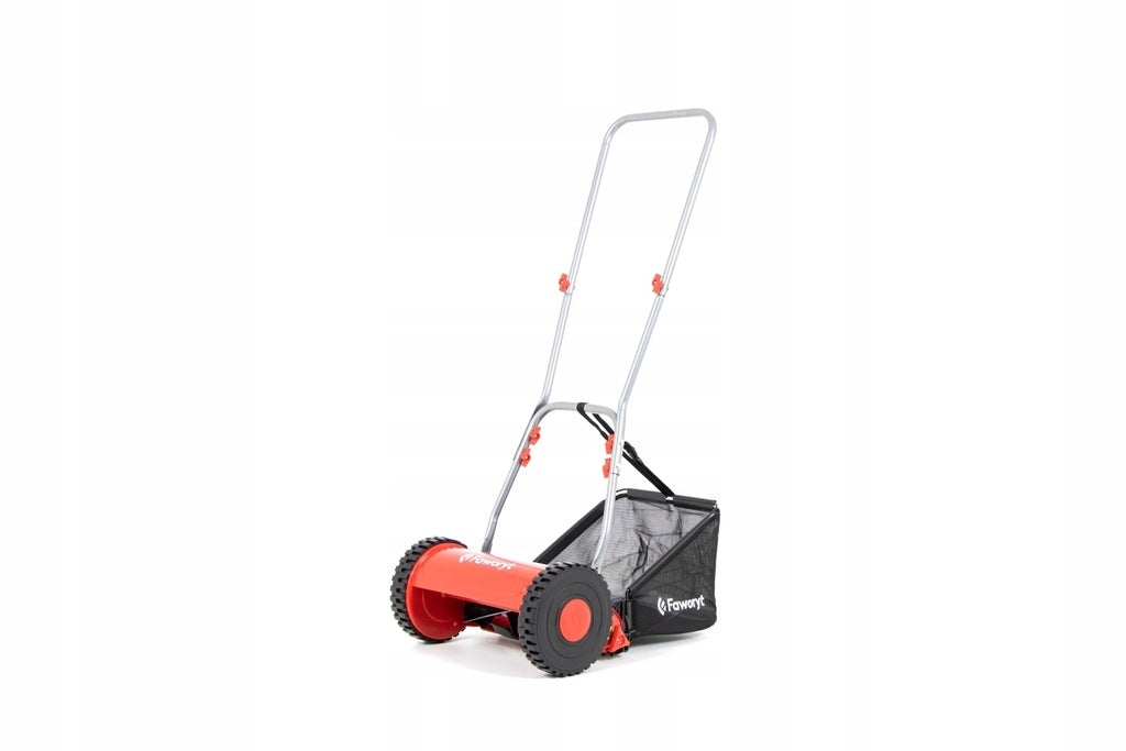 HAND MOWER PUSH MECHANICAL DRUM TKR300 WITH BASKET 30cm 14-47 mm Brand Faworyt