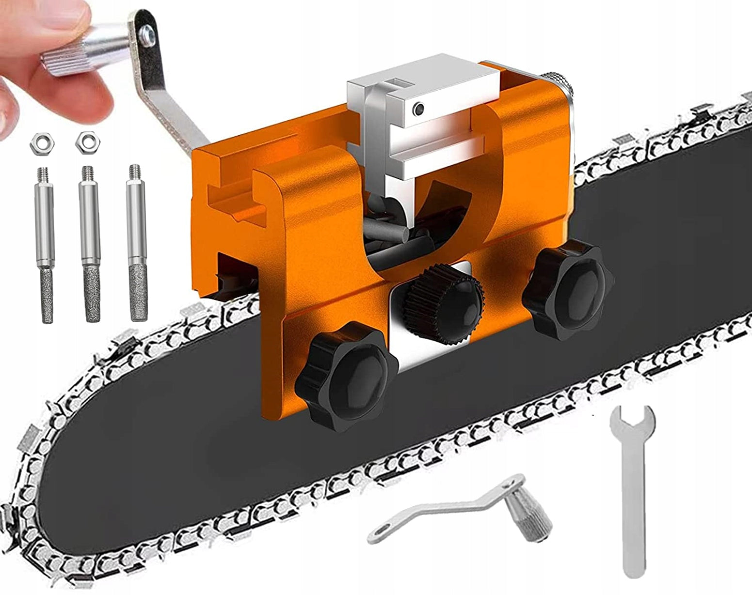HAND SAW CHAIN SHARPENER + 4 WHETSTONE BLADES EAN (GTIN) 5903991414359