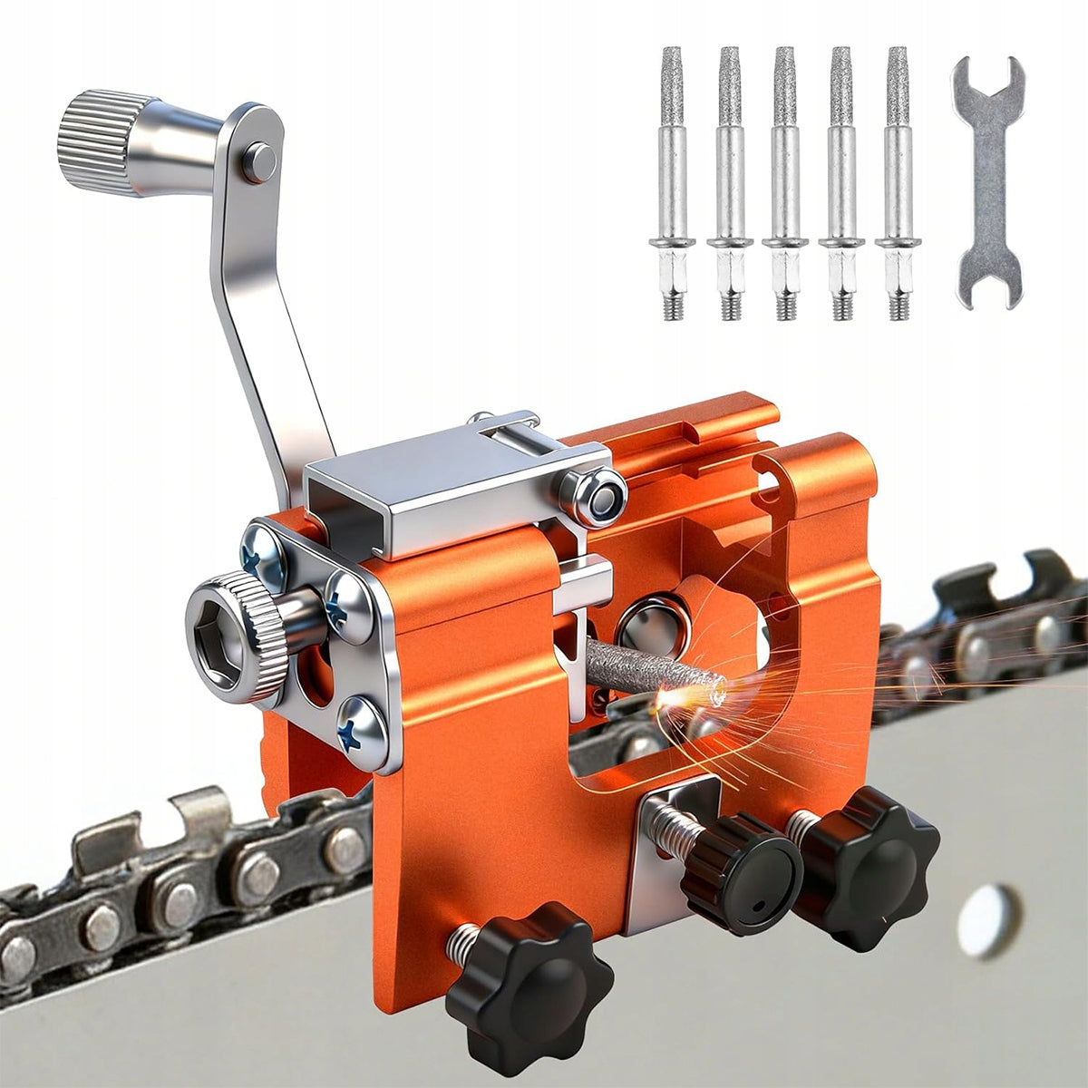 HAND SAW CHAIN SHARPENER + 5 SHARPENING BLADES EAN (GTIN) 4037309537278