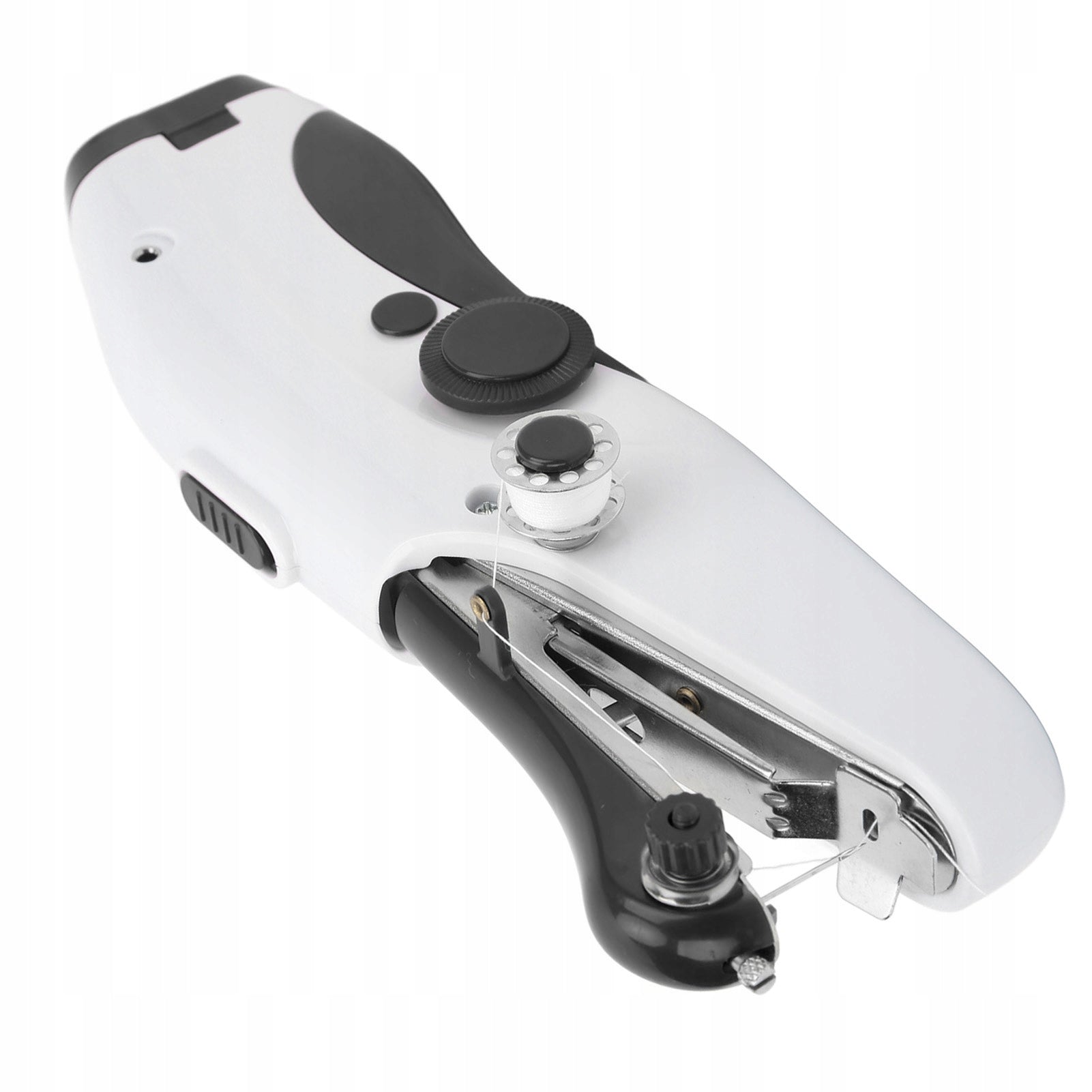 HAND SEWING MACHINE MINI PORTABLE ELECTRIC BATTERY OPERATED + AKCESORIA Product weight with unit packaging 0.41 kg