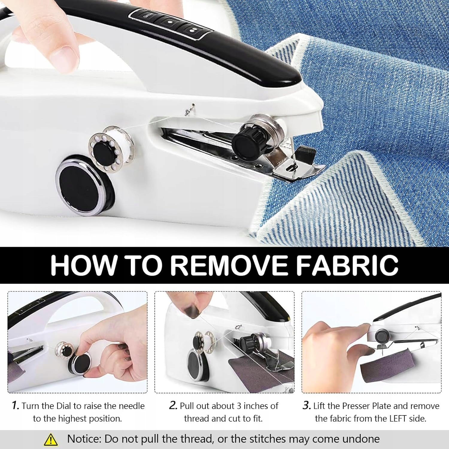 HAND SEWING MACHINE MINI PORTABLE WITH DIY ACCESSORIES EAN (GTIN) 5901347417795