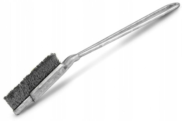 HAND SLOTTED WIRE BRUSH FOR CLEANING STEEL