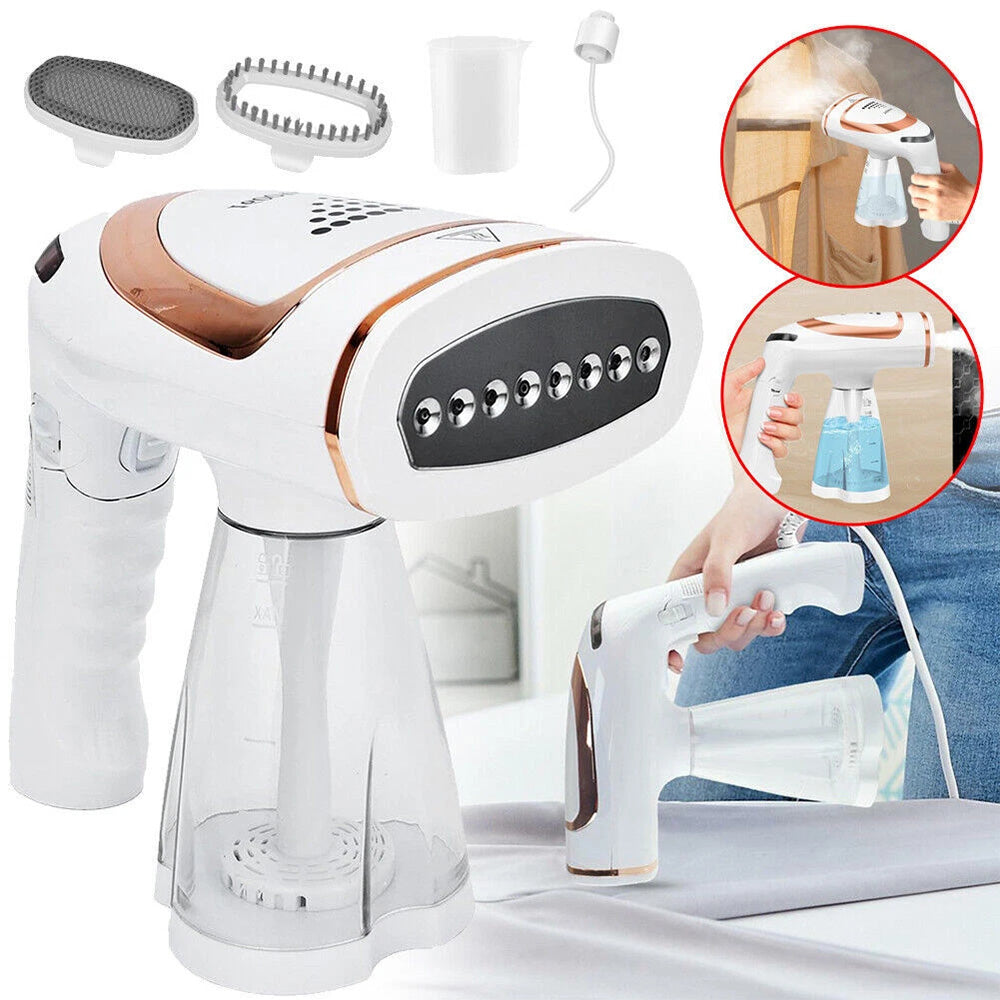 HAND STEAMER FOR CLOTHES STEAM IRON STEAMER ADJUSTMENT STEAMER SET Dominant color white