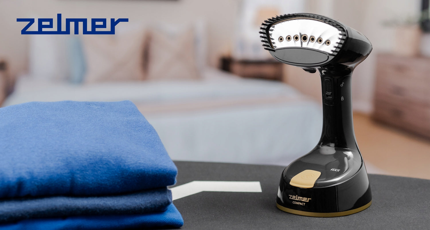 HAND STEAMER ZELMER FOR CLOTHES STEAM IRON STEAMER STEAM ADJUSTMENT Packaging status original