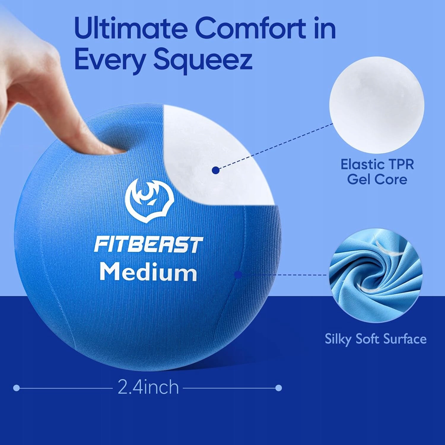 HAND TRAINER REHABILITATION 6 PIECE SET OF THREE HARDNESSES AND COLORS EAN (GTIN) 0099886447542