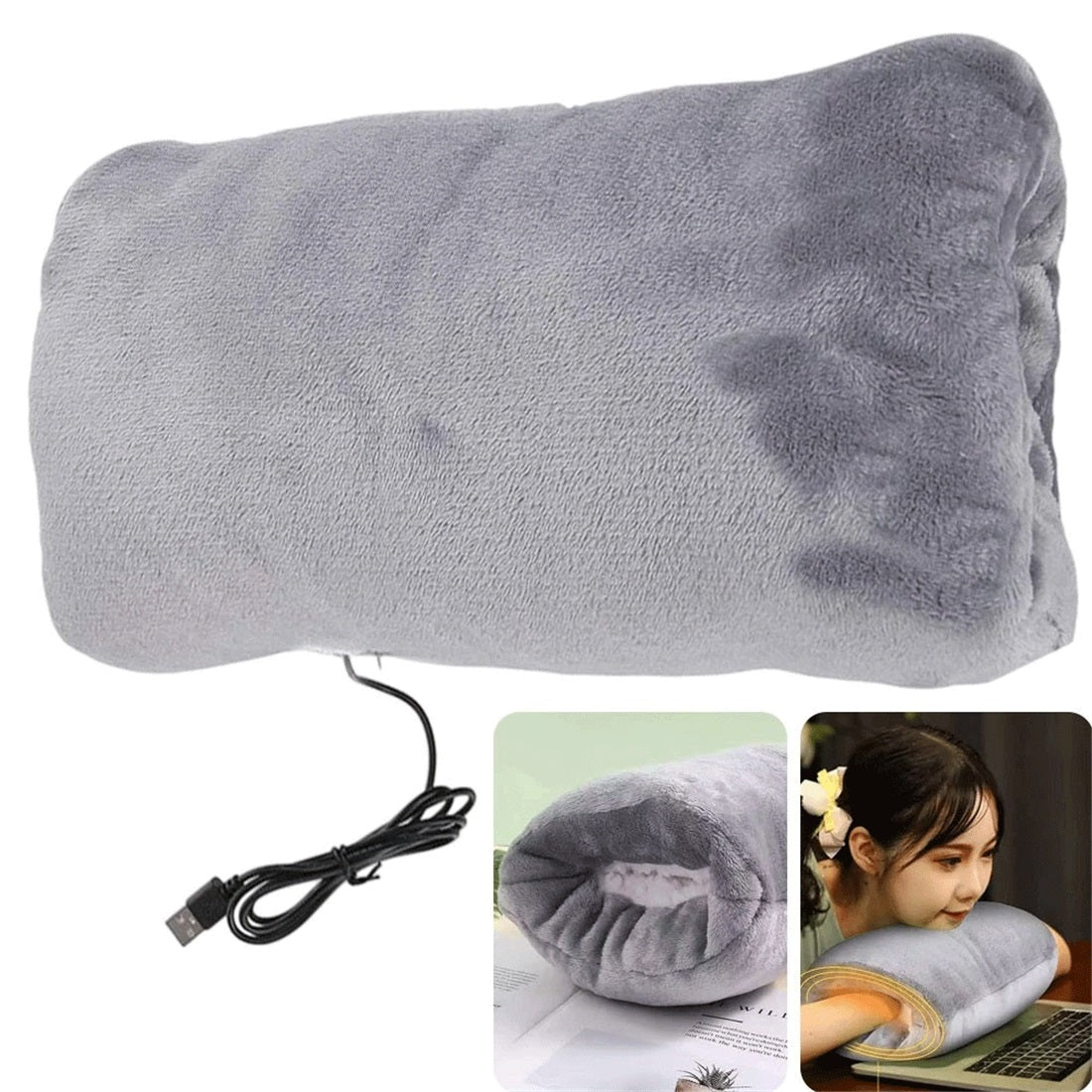 HAND WARMER USB VELVET 50°C GIFT FOR COWORKERS