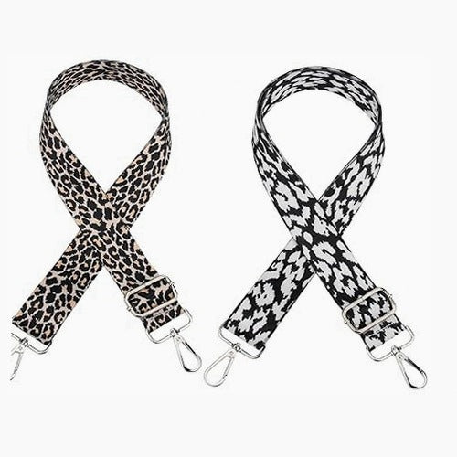 HANDBAG STRAP ADJUSTABLE WIDE BOHO EMBROIDERED FOR MOM 2 PIECES