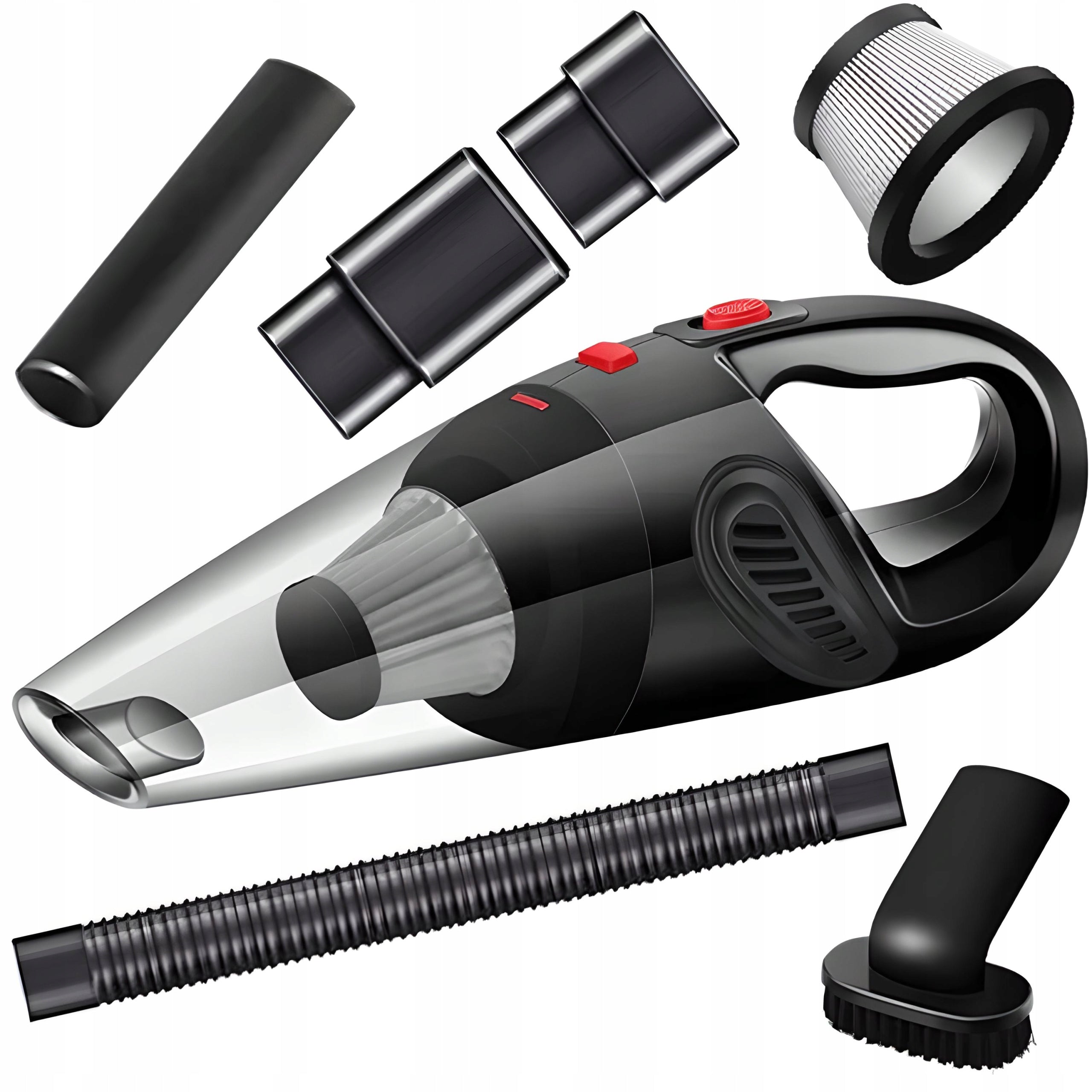 HANDHELD CAR VACUUM CLEANER CORDLESS 120W 12V POWERFUL + TIPS SET Manufacturer code 5904094226443